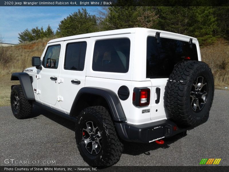 Bright White / Black 2020 Jeep Wrangler Unlimited Rubicon 4x4