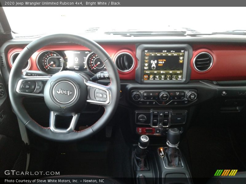 Bright White / Black 2020 Jeep Wrangler Unlimited Rubicon 4x4