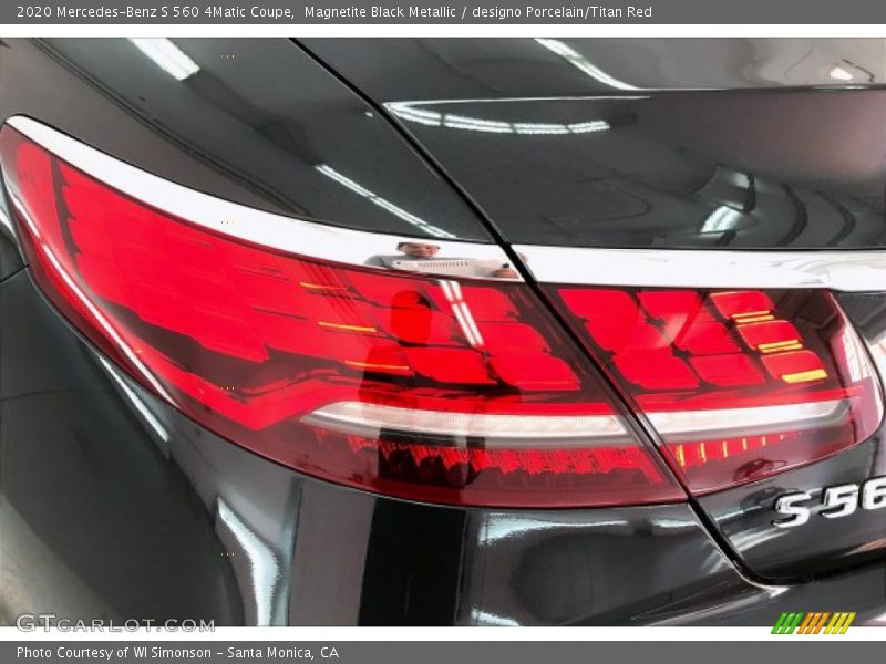 Magnetite Black Metallic / designo Porcelain/Titan Red 2020 Mercedes-Benz S 560 4Matic Coupe