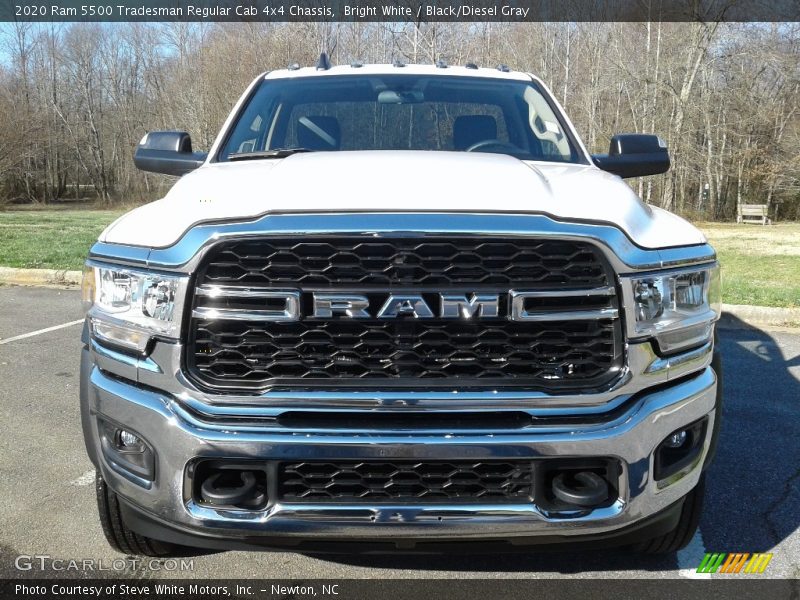 Bright White / Black/Diesel Gray 2020 Ram 5500 Tradesman Regular Cab 4x4 Chassis