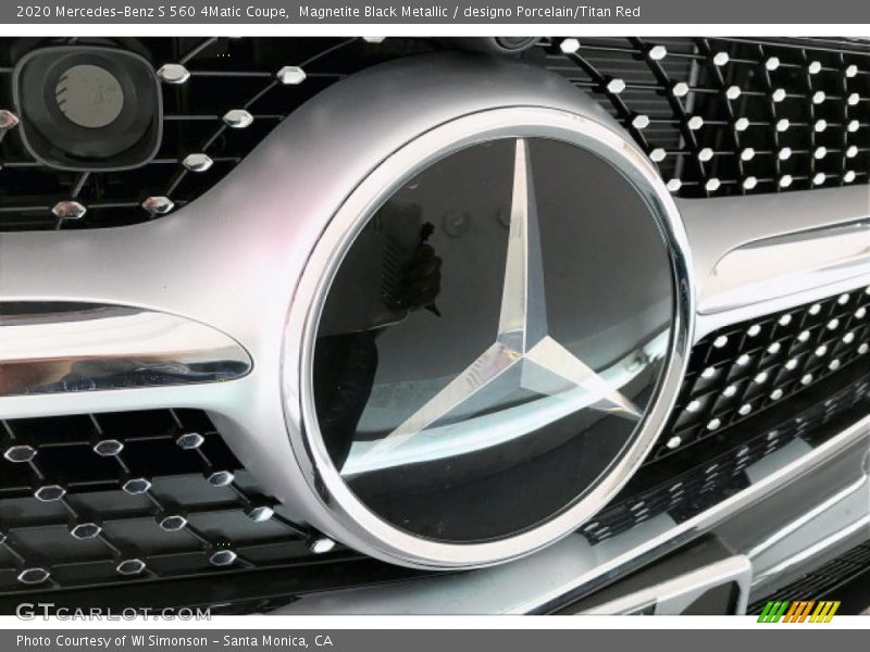 Magnetite Black Metallic / designo Porcelain/Titan Red 2020 Mercedes-Benz S 560 4Matic Coupe