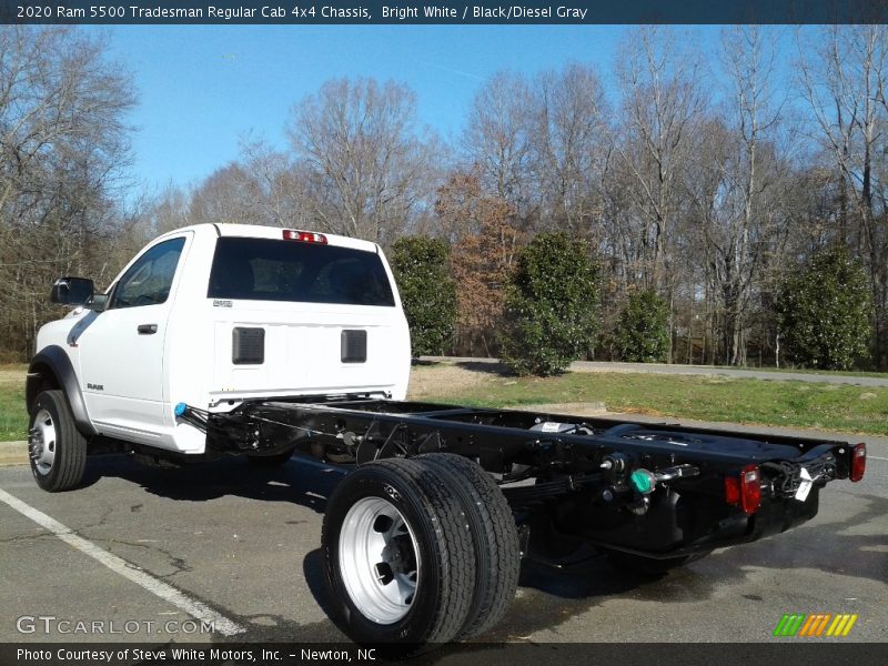 Bright White / Black/Diesel Gray 2020 Ram 5500 Tradesman Regular Cab 4x4 Chassis