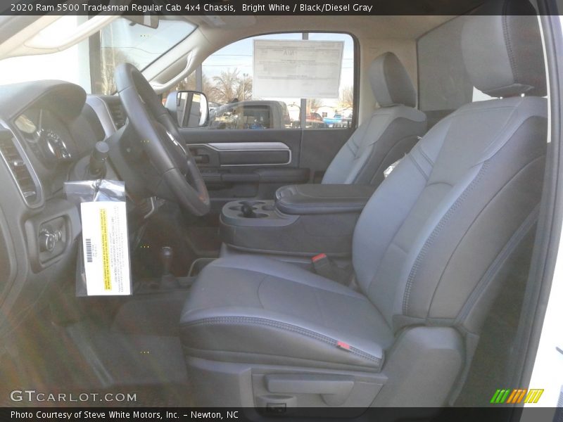 Bright White / Black/Diesel Gray 2020 Ram 5500 Tradesman Regular Cab 4x4 Chassis