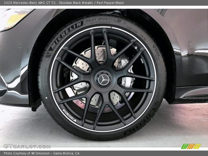 Obsidian Black Metallic / Red Pepper/Black 2020 Mercedes-Benz AMG GT 53