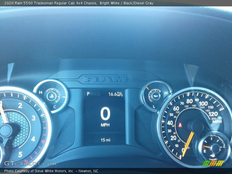 Bright White / Black/Diesel Gray 2020 Ram 5500 Tradesman Regular Cab 4x4 Chassis