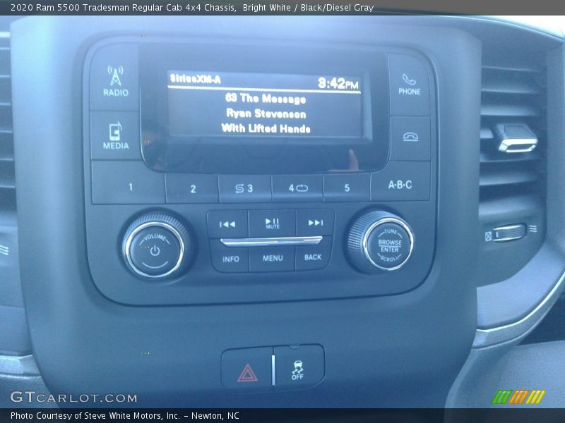 Bright White / Black/Diesel Gray 2020 Ram 5500 Tradesman Regular Cab 4x4 Chassis