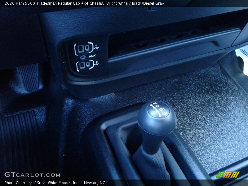 Bright White / Black/Diesel Gray 2020 Ram 5500 Tradesman Regular Cab 4x4 Chassis
