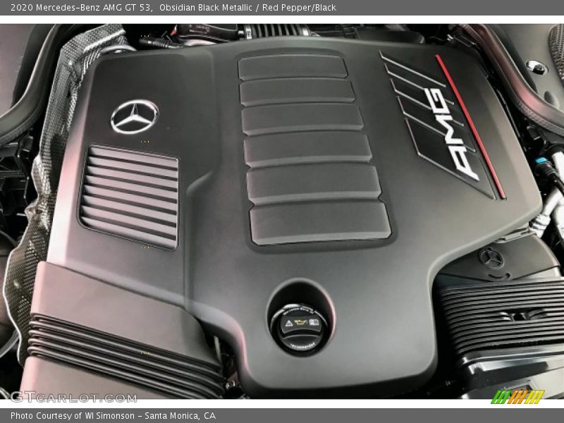 Obsidian Black Metallic / Red Pepper/Black 2020 Mercedes-Benz AMG GT 53