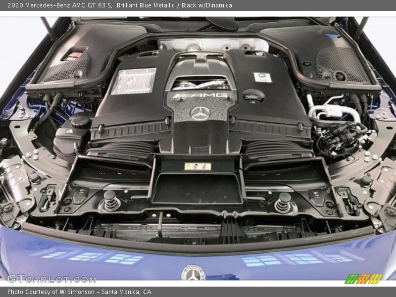  2020 AMG GT 63 S Engine - 4.0 Liter Twin-Turbocharged DOHC 32-Valve VVT V8