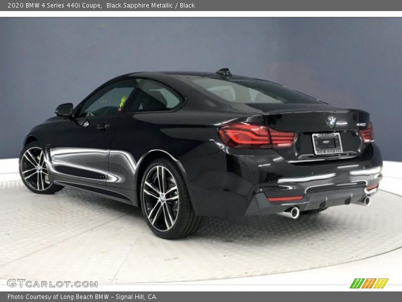 Black Sapphire Metallic / Black 2020 BMW 4 Series 440i Coupe