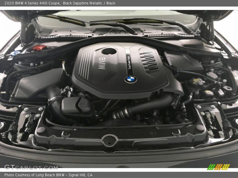 Black Sapphire Metallic / Black 2020 BMW 4 Series 440i Coupe