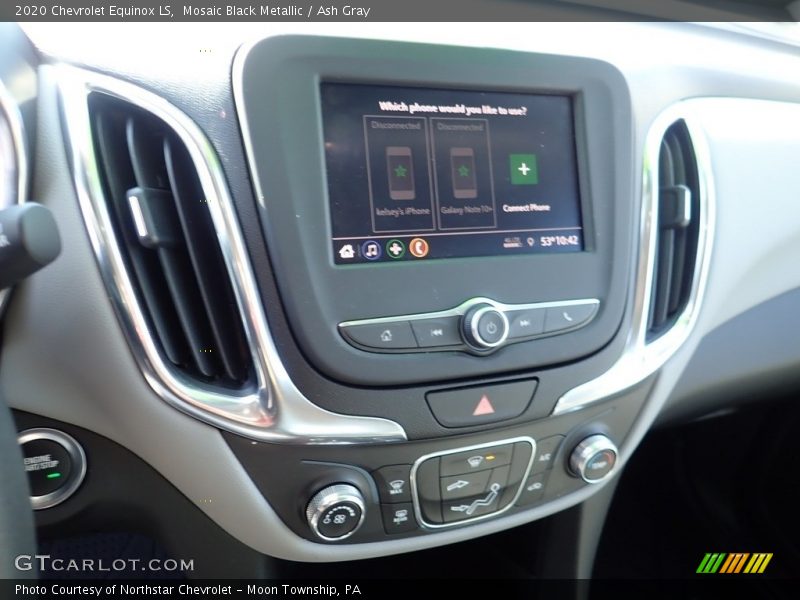 Mosaic Black Metallic / Ash Gray 2020 Chevrolet Equinox LS