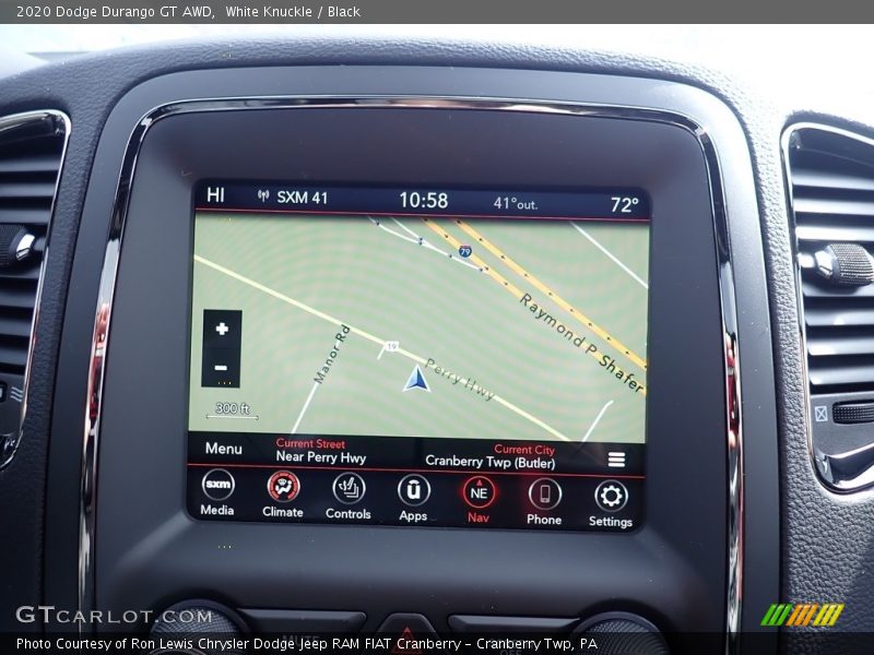 White Knuckle / Black 2020 Dodge Durango GT AWD