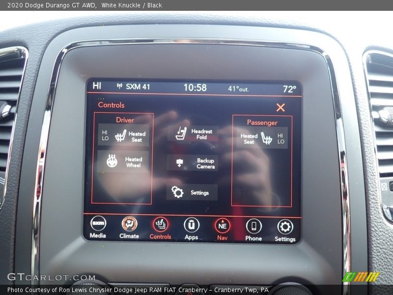 White Knuckle / Black 2020 Dodge Durango GT AWD
