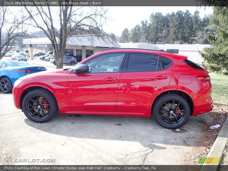 Alfa Rosso (Red) / Black 2020 Alfa Romeo Stelvio TI AWD