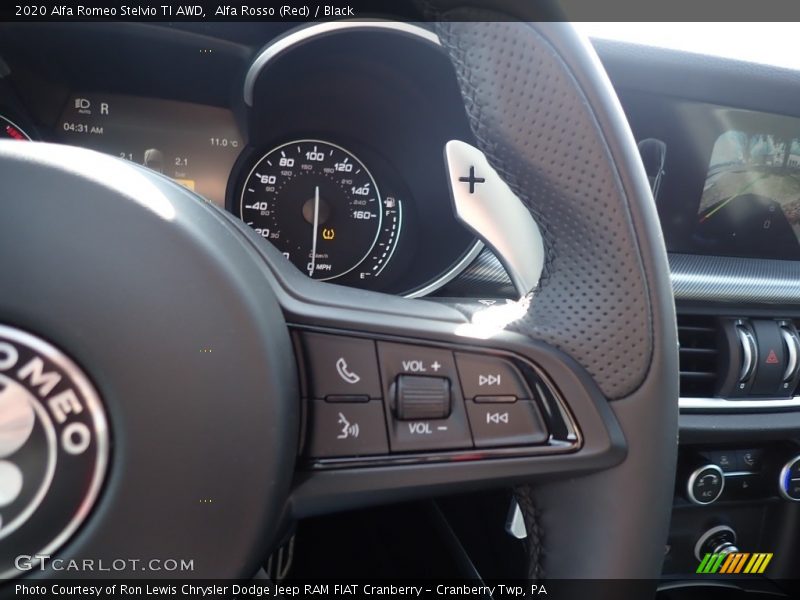 Alfa Rosso (Red) / Black 2020 Alfa Romeo Stelvio TI AWD