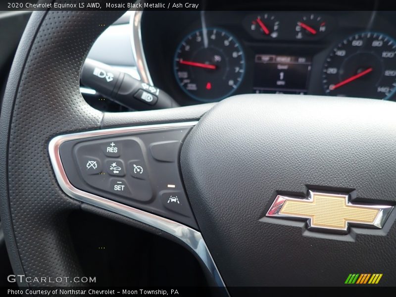 Mosaic Black Metallic / Ash Gray 2020 Chevrolet Equinox LS AWD