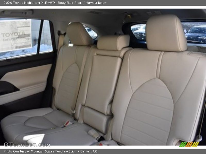 Ruby Flare Pearl / Harvest Beige 2020 Toyota Highlander XLE AWD