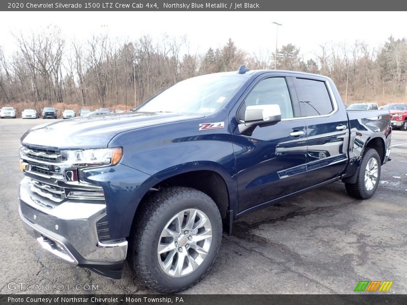 Northsky Blue Metallic / Jet Black 2020 Chevrolet Silverado 1500 LTZ Crew Cab 4x4