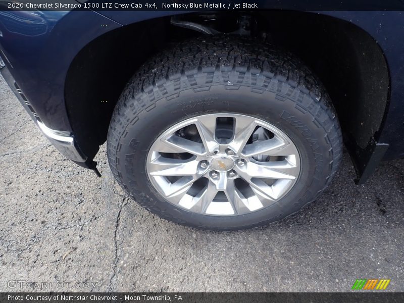 Northsky Blue Metallic / Jet Black 2020 Chevrolet Silverado 1500 LTZ Crew Cab 4x4