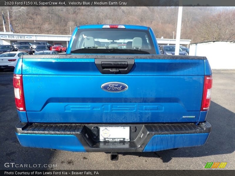 Velocity Blue / Medium Earth Gray 2020 Ford F150 XL SuperCrew 4x4