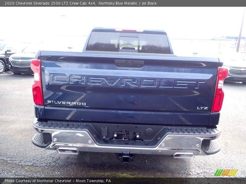 Northsky Blue Metallic / Jet Black 2020 Chevrolet Silverado 1500 LTZ Crew Cab 4x4