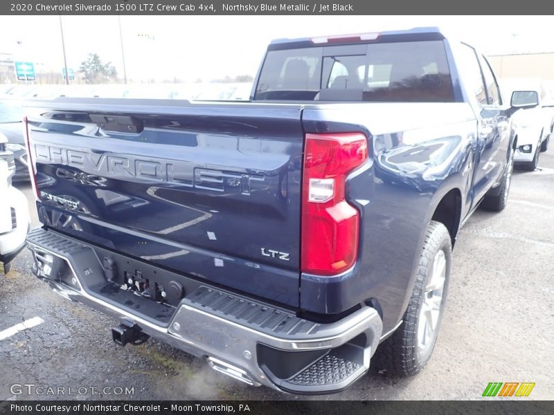 Northsky Blue Metallic / Jet Black 2020 Chevrolet Silverado 1500 LTZ Crew Cab 4x4