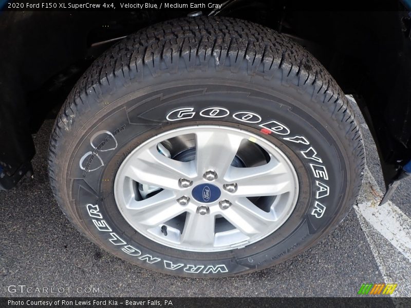 Velocity Blue / Medium Earth Gray 2020 Ford F150 XL SuperCrew 4x4
