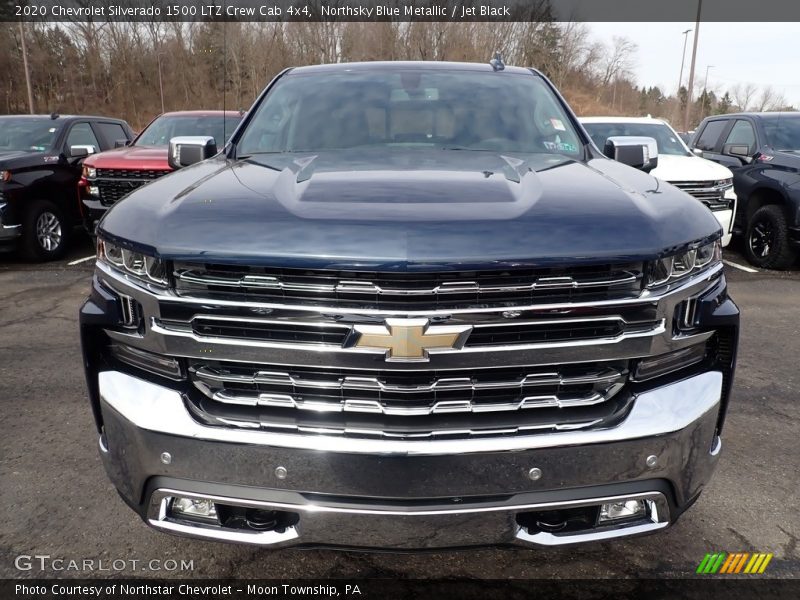 Northsky Blue Metallic / Jet Black 2020 Chevrolet Silverado 1500 LTZ Crew Cab 4x4