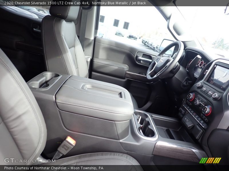 Northsky Blue Metallic / Jet Black 2020 Chevrolet Silverado 1500 LTZ Crew Cab 4x4