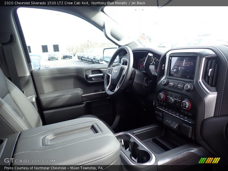 Northsky Blue Metallic / Jet Black 2020 Chevrolet Silverado 1500 LTZ Crew Cab 4x4