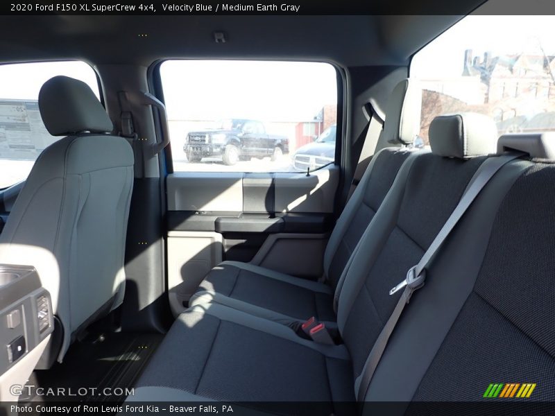Velocity Blue / Medium Earth Gray 2020 Ford F150 XL SuperCrew 4x4