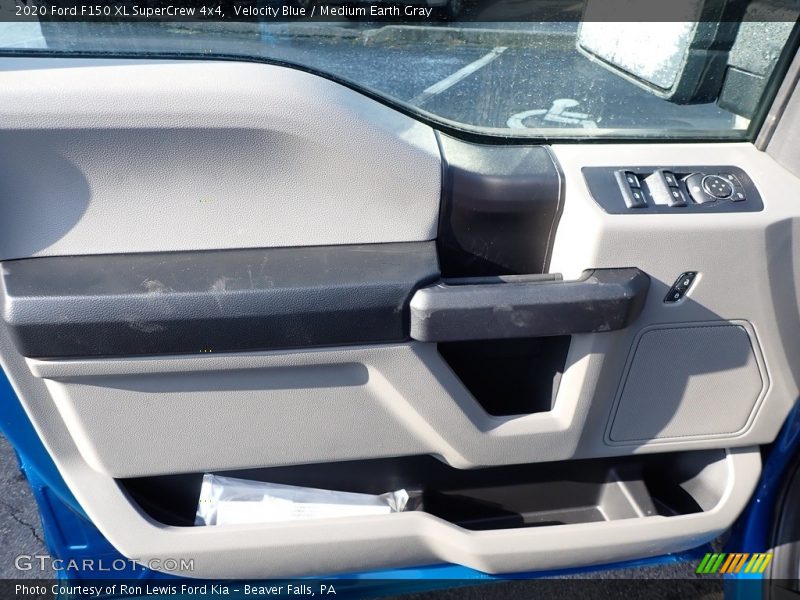 Velocity Blue / Medium Earth Gray 2020 Ford F150 XL SuperCrew 4x4