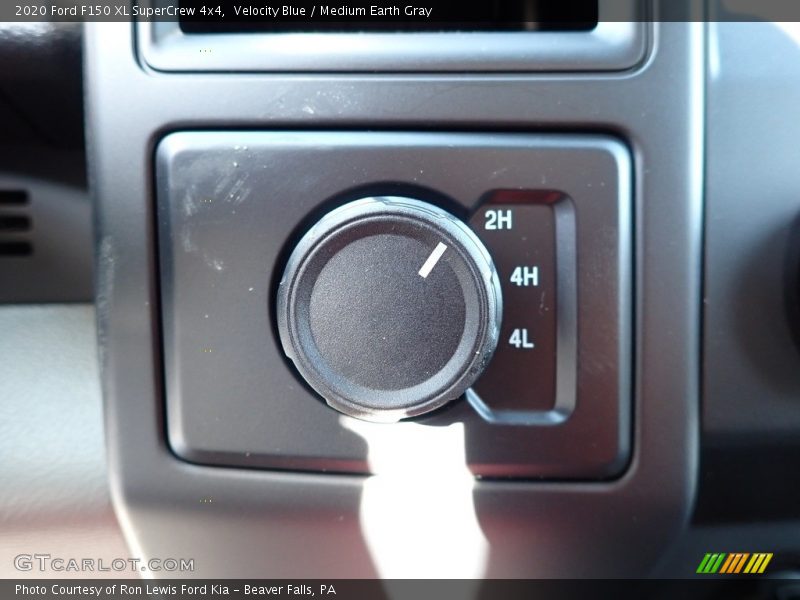 Velocity Blue / Medium Earth Gray 2020 Ford F150 XL SuperCrew 4x4