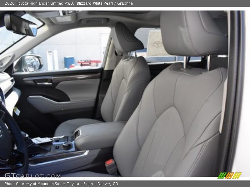Blizzard White Pearl / Graphite 2020 Toyota Highlander Limited AWD