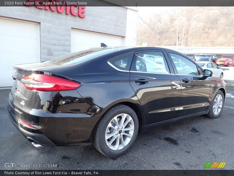 Agate Black / Ebony Stone 2020 Ford Fusion SE