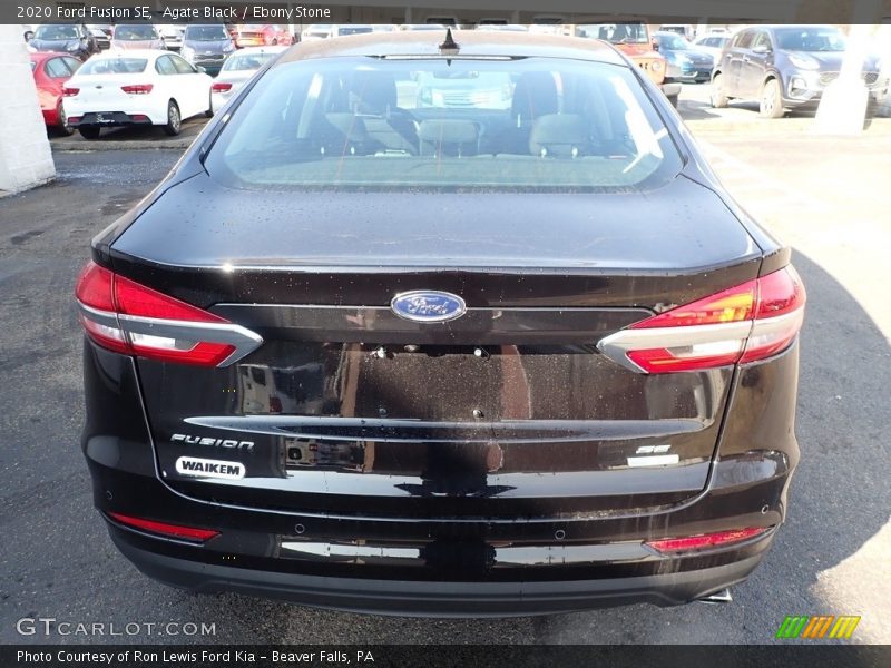 Agate Black / Ebony Stone 2020 Ford Fusion SE