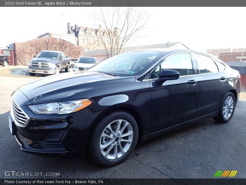 Agate Black / Ebony Stone 2020 Ford Fusion SE