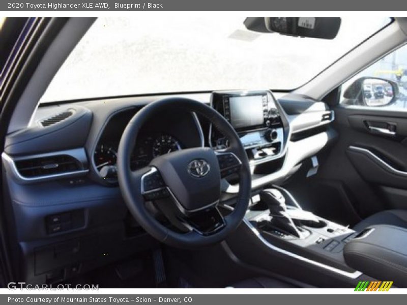 Blueprint / Black 2020 Toyota Highlander XLE AWD