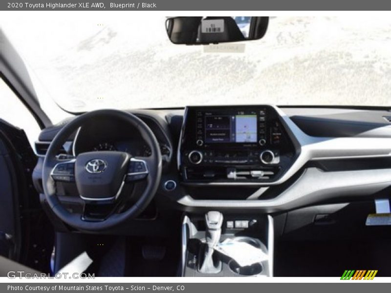 Blueprint / Black 2020 Toyota Highlander XLE AWD