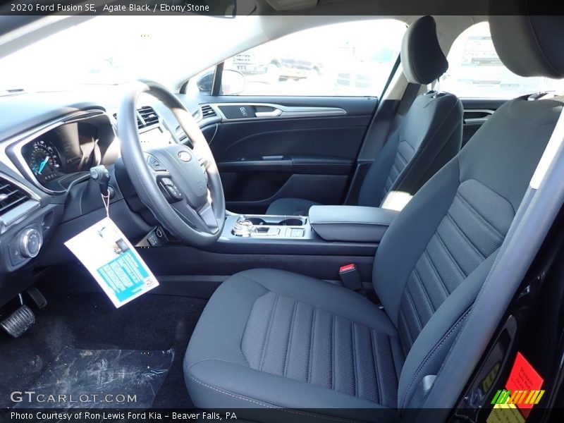 Agate Black / Ebony Stone 2020 Ford Fusion SE