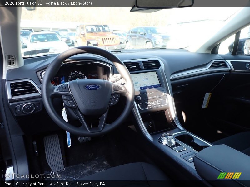 Agate Black / Ebony Stone 2020 Ford Fusion SE
