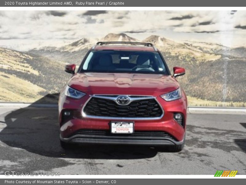 Ruby Flare Pearl / Graphite 2020 Toyota Highlander Limited AWD