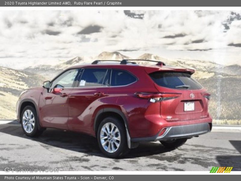 Ruby Flare Pearl / Graphite 2020 Toyota Highlander Limited AWD