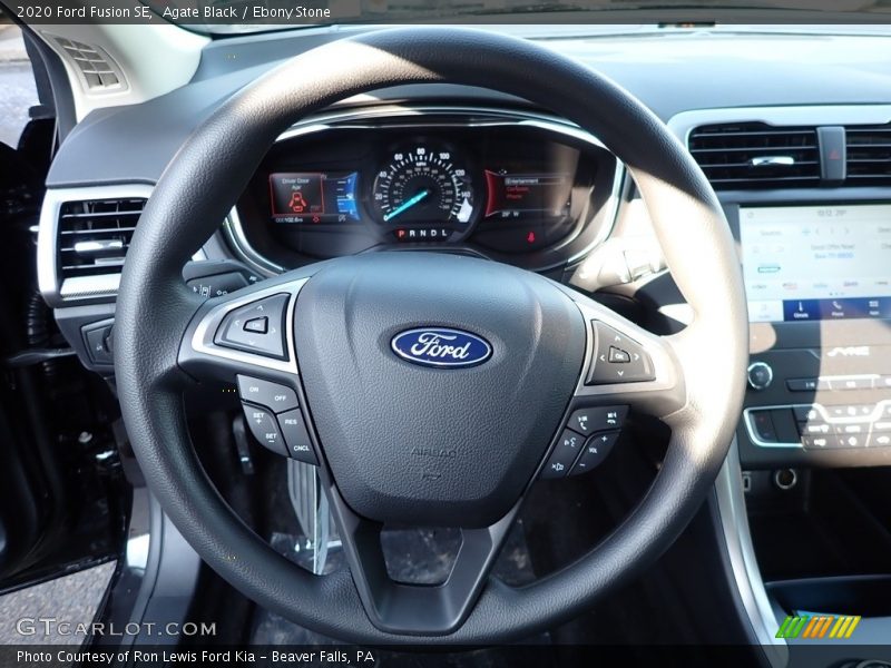 Agate Black / Ebony Stone 2020 Ford Fusion SE