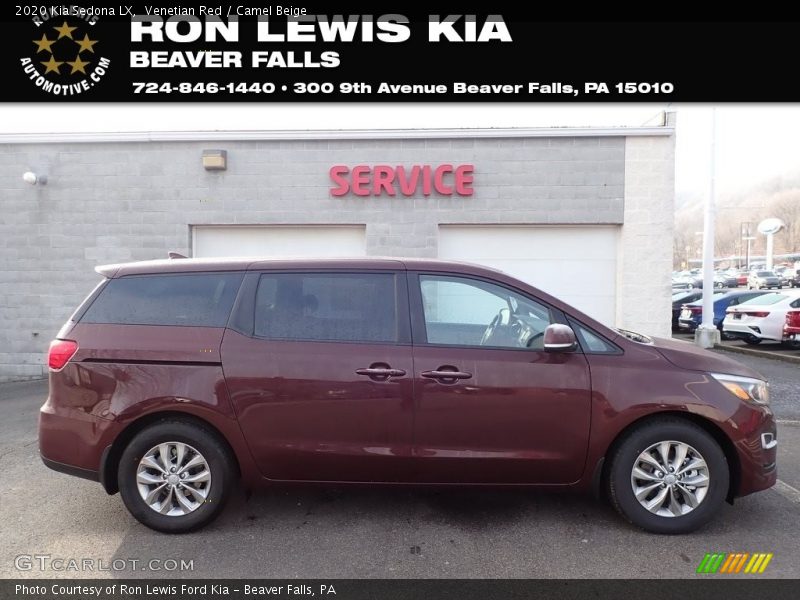 Venetian Red / Camel Beige 2020 Kia Sedona LX