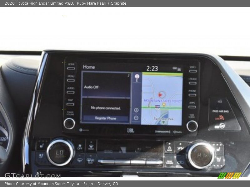 Ruby Flare Pearl / Graphite 2020 Toyota Highlander Limited AWD