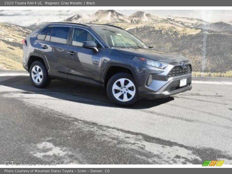 Magnetic Gray Metallic / Black 2020 Toyota RAV4 LE