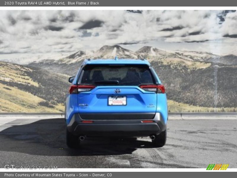 Blue Flame / Black 2020 Toyota RAV4 LE AWD Hybrid