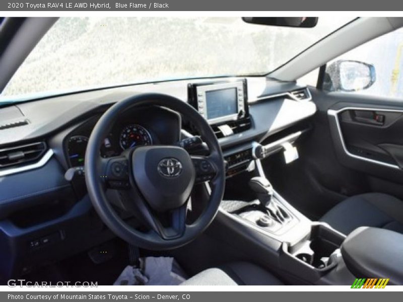 Blue Flame / Black 2020 Toyota RAV4 LE AWD Hybrid